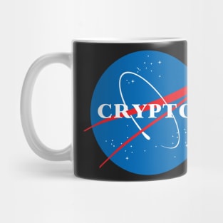 Crypto (NASA Logo) Parody Mug